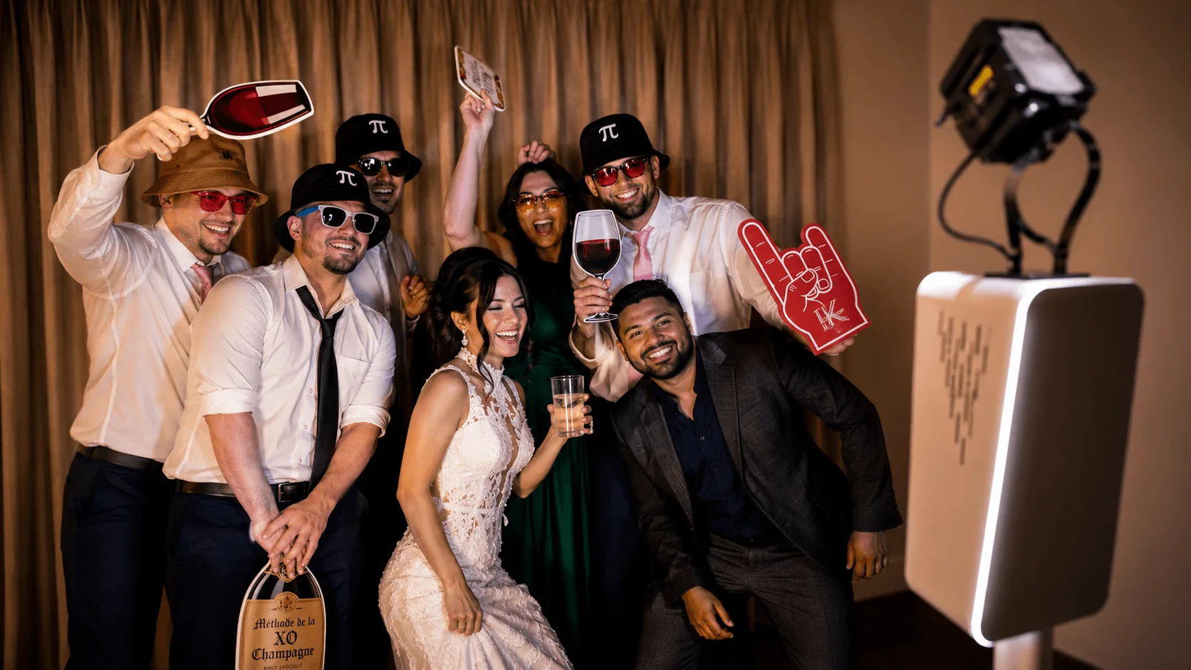 Luxury guests gathered at an after-dark SnapJoy event